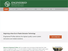 Tablet Screenshot of engineeredprofiles.com